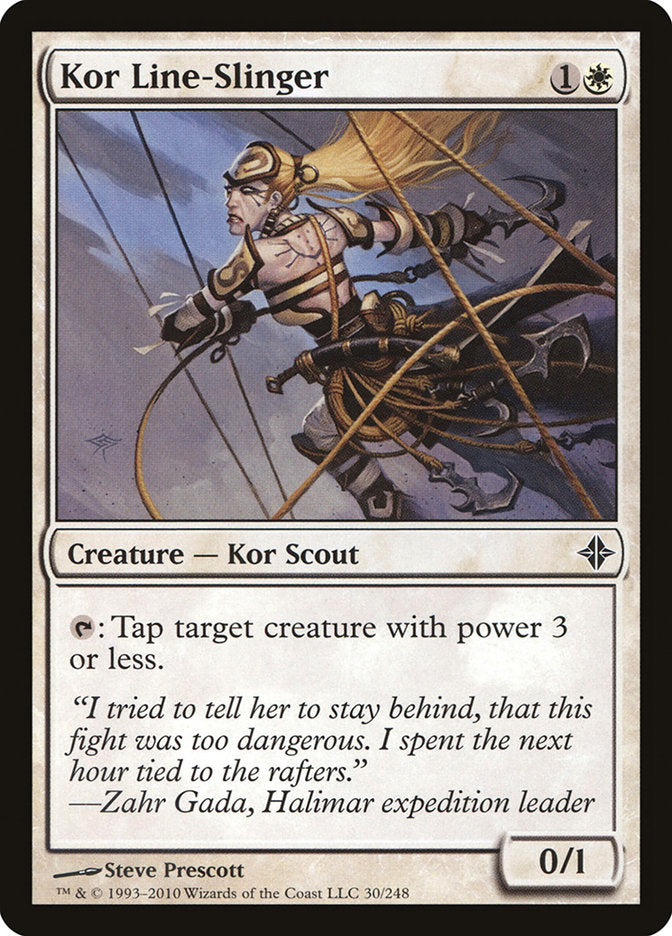 Kor Line-Slinger 30 (Rise of the Eldrazi)  | Good Games Adelaide SA