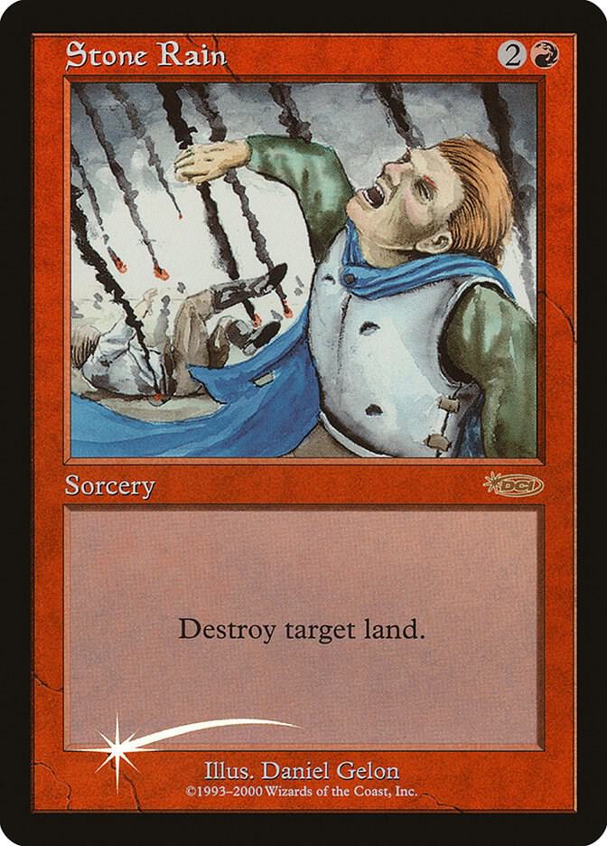 Stone Rain  (FNM Promos)  - Foil | Good Games Adelaide SA