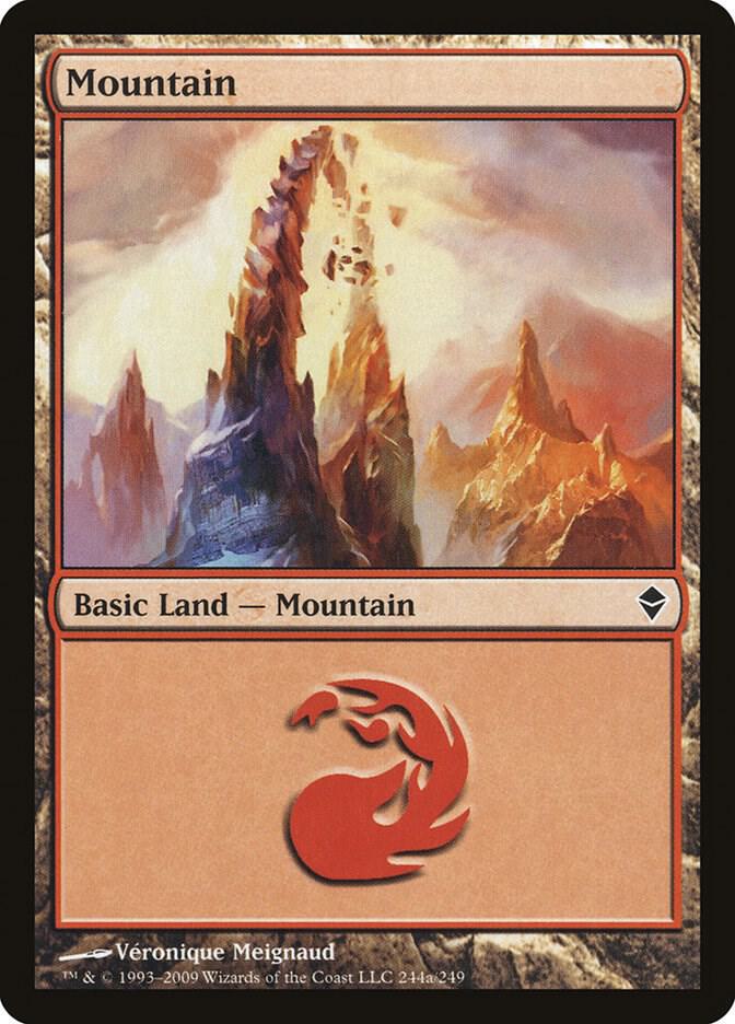 Mountain 244a (Zendikar)  | Good Games Adelaide SA