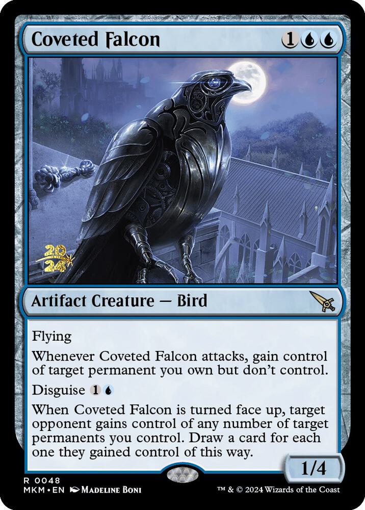 Coveted Falcon 48 (Prerelease Cards)  - Foil | Good Games Adelaide SA