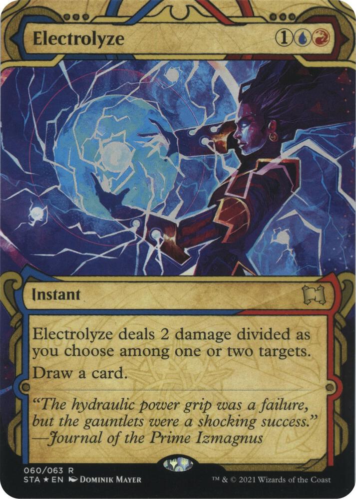 Electrolyze Foil Etched 60 (Strixhaven: Mystical Archives)  - Foil | Good Games Adelaide SA