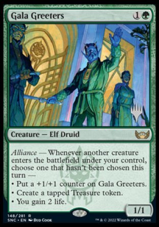 Gala Greeters (Promo Pack) [Streets of New Capenna Promos] | Good Games Adelaide SA