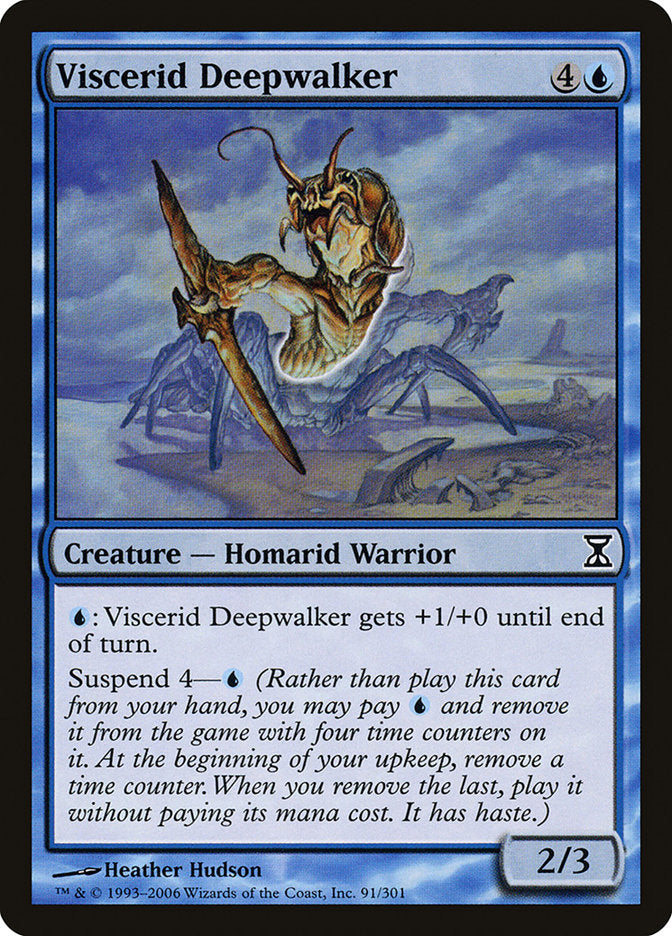 Viscerid Deepwalker 91 (Time Spiral)  - Foil | Good Games Adelaide SA