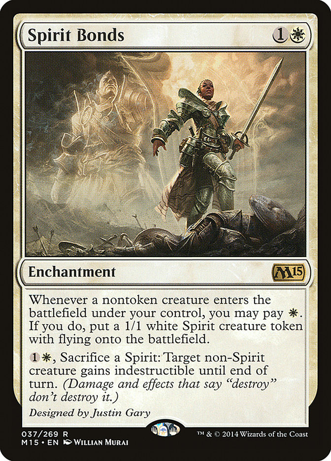 Spirit Bonds 37 (Magic 2015 (M15))  - Foil | Good Games Adelaide SA