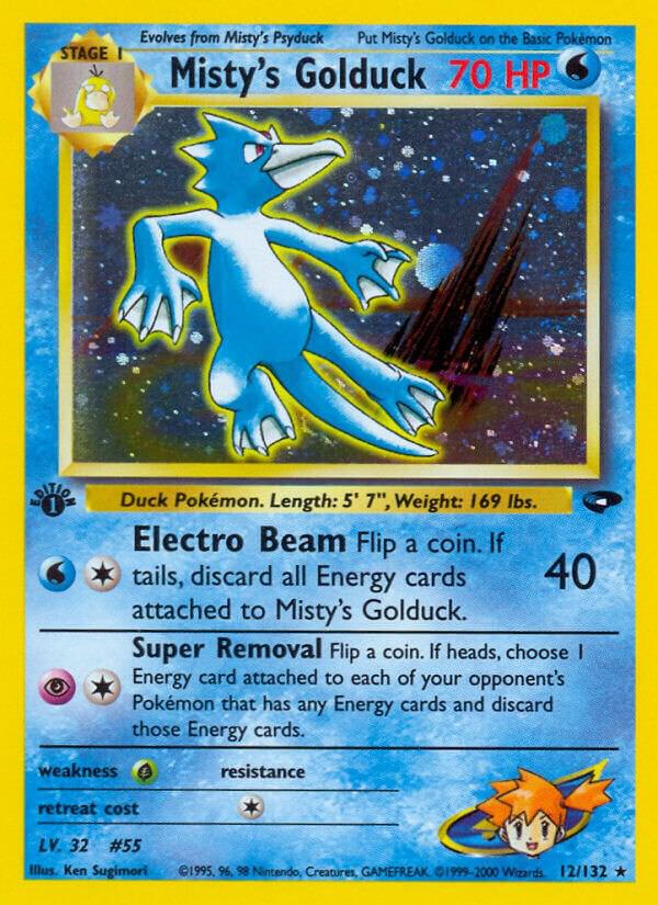 Misty's Golduck 012/132 (Gym Challenge)  - 1st Edition Holofoil | Good Games Adelaide SA