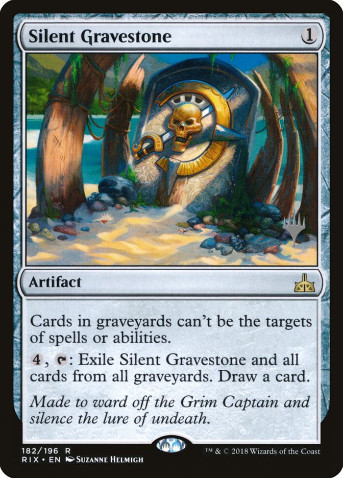 Silent Gravestone [Rivals of Ixalan Promos] | Good Games Adelaide SA