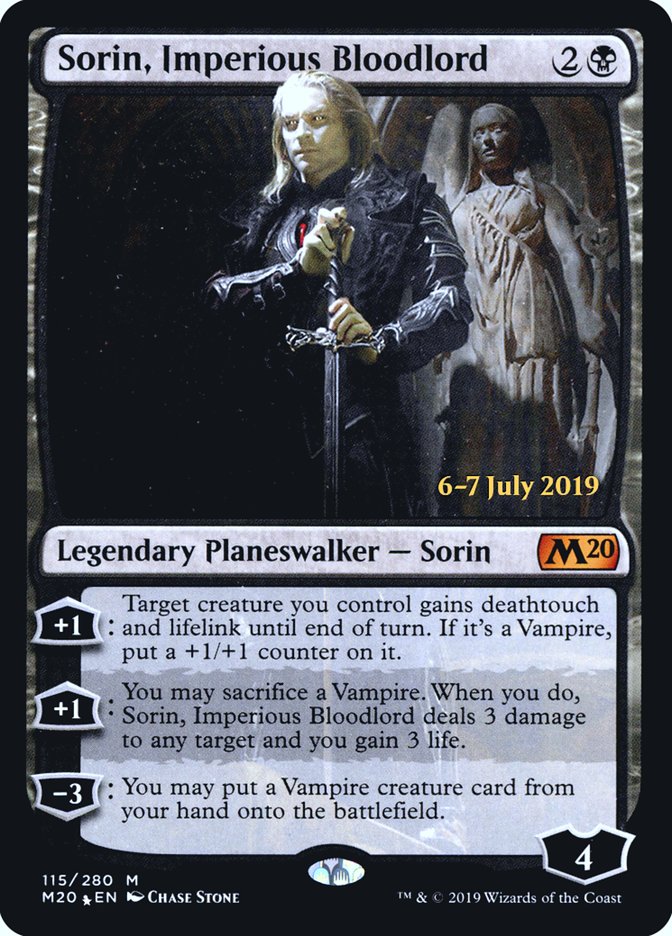 Sorin, Imperious Bloodlord  [Core Set 2020 Prerelease Promos] | Good Games Adelaide SA