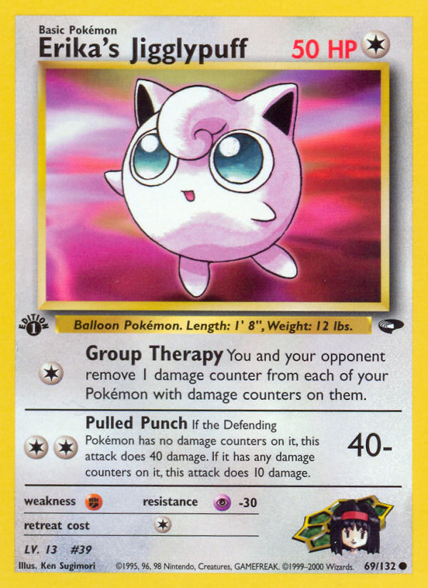 Erika's Jigglypuff (69/132) [Gym Challenge 1st Edition] | Good Games Adelaide SA