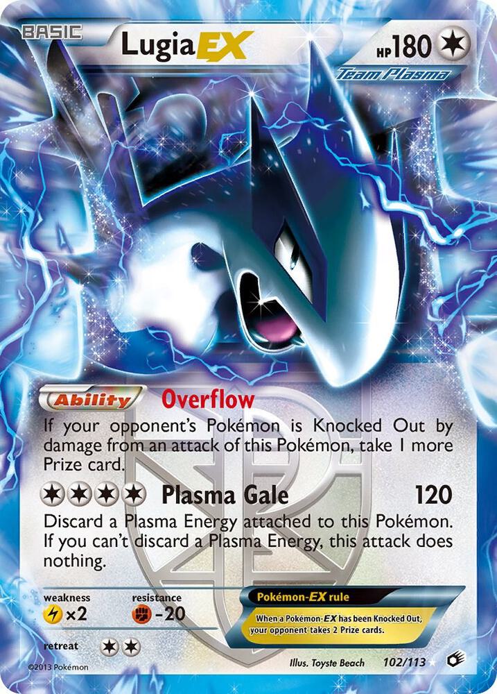 Lugia EX Team Plasma 102/113 (Legendary Treasures)  - Holofoil | Good Games Adelaide SA