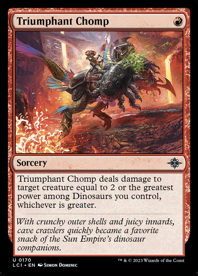 Triumphant Chomp 170 (The Lost Caverns of Ixalan)  | Good Games Adelaide SA