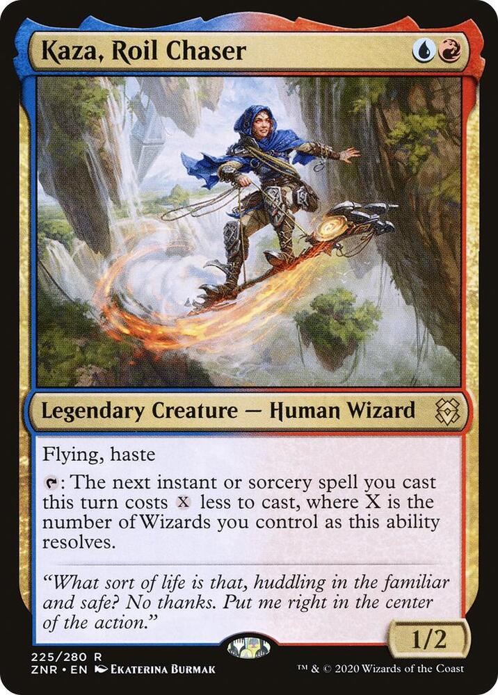 Kaza Roil Chaser 225 (Zendikar Rising)  - Foil | Good Games Adelaide SA