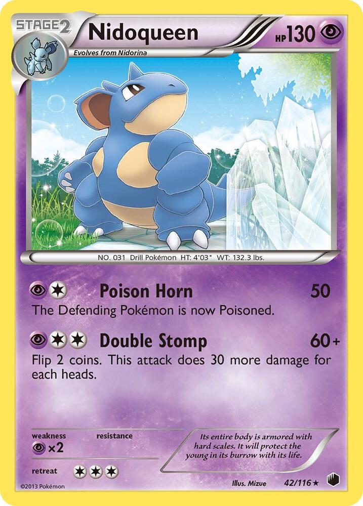 Nidoqueen 42/116 (Plasma Freeze)  | Good Games Adelaide SA