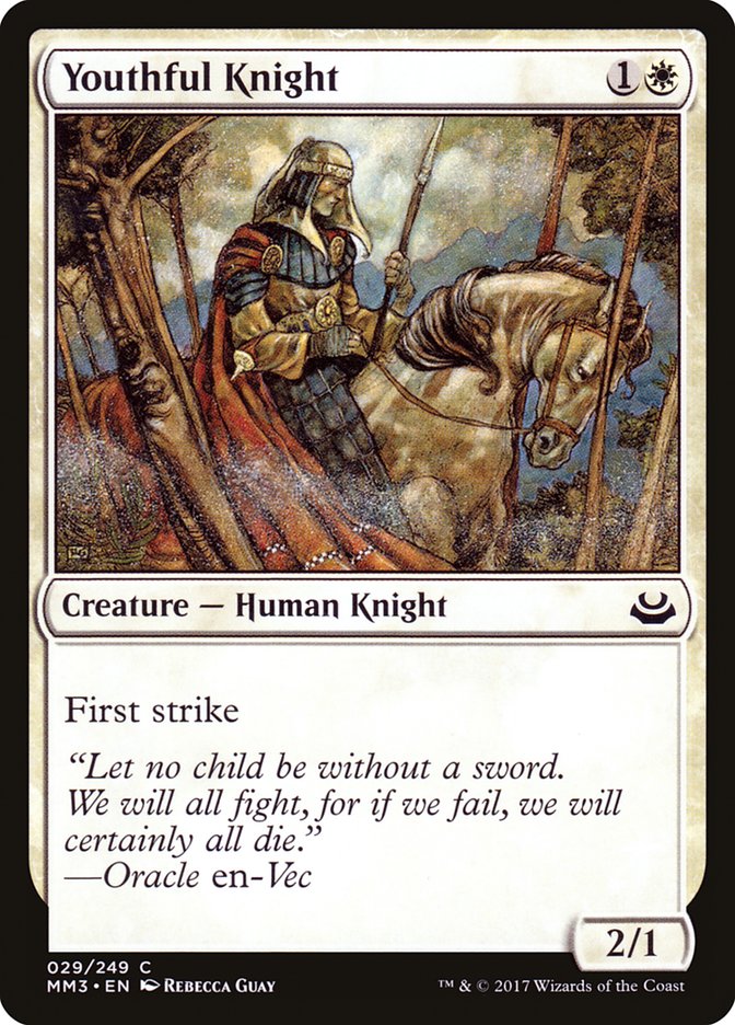 Youthful Knight [Modern Masters 2017] | Good Games Adelaide SA