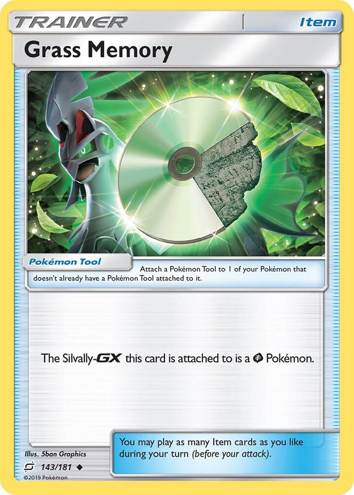 Grass Memory 143/181 (SM - Team Up)  | Good Games Adelaide SA