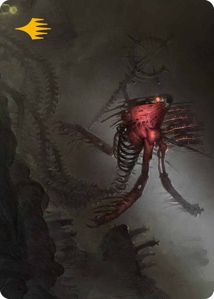 Drivnod Carnage Dominus Art Card Gold Stamped Signature 20 (Art Series: Phyrexia: All Will Be One)  | Good Games Adelaide SA