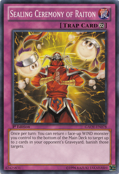 Sealing Ceremony of Raiton [GAOV-EN078] Common | Good Games Adelaide SA