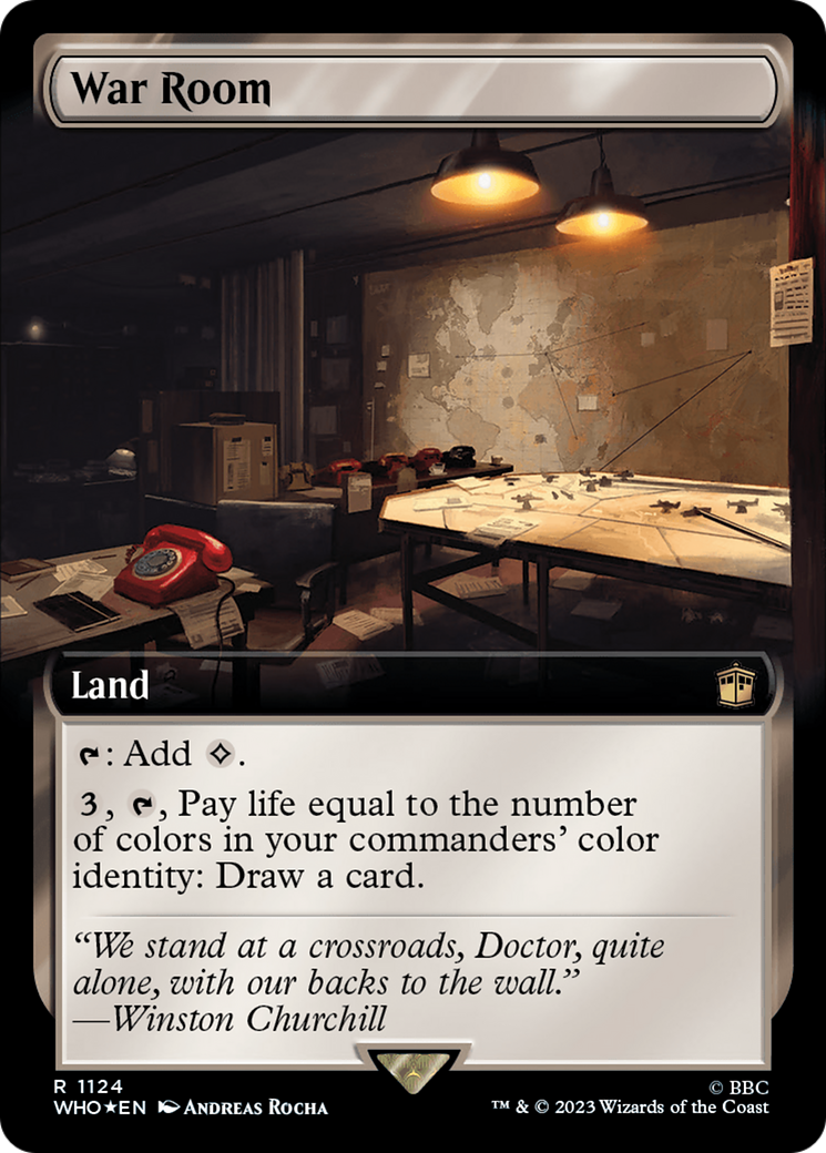 War Room (Extended Art) (Surge Foil) [Doctor Who] | Good Games Adelaide SA