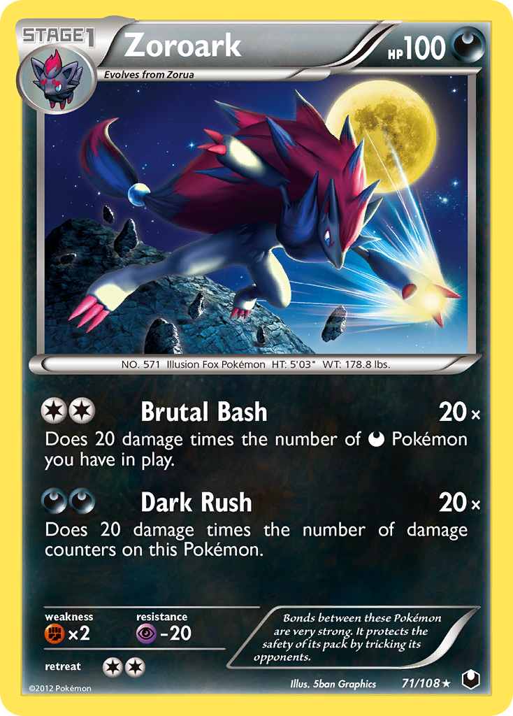 Zoroark (71/108) [Black & White: Dark Explorers] | Good Games Adelaide SA