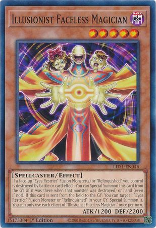 Illusionist Faceless Magician [LDS1-EN046] Common | Good Games Adelaide SA