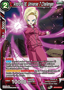 Android 18, Universe 7 Challenger (BT14-013) [Cross Spirits] | Good Games Adelaide SA