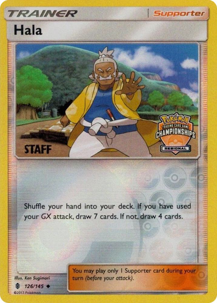 Hala 126 145 Regional Championships Staff 126/145 (League & Championship Cards)  - Reverse Holofoil | Good Games Adelaide SA
