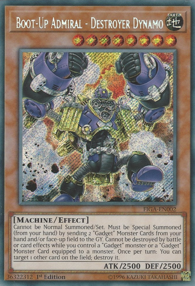 Boot-Up Admiral - Destroyer Dynamo [FIGA-EN002] Secret Rare | Good Games Adelaide SA