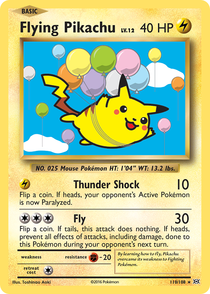 Flying Pikachu (110/108) [XY: Evolutions] | Good Games Adelaide SA