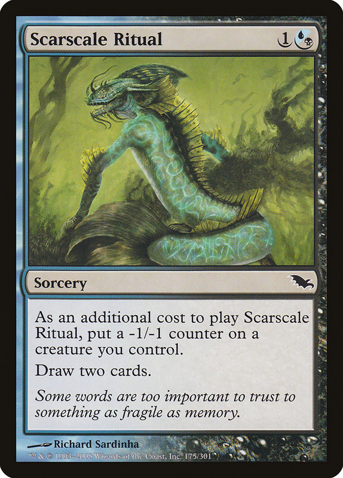 Scarscale Ritual 175 (Shadowmoor)  - Foil | Good Games Adelaide SA