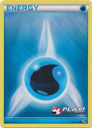 Water Energy (107/114) (Play Pokemon Promo) [Black & White: Base Set] | Good Games Adelaide SA