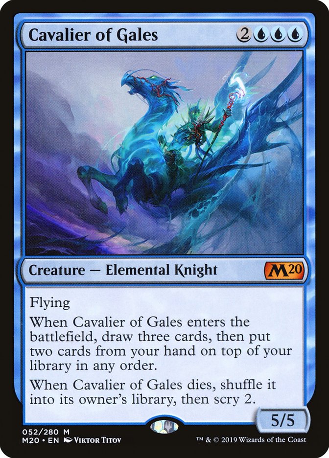 Cavalier of Gales 52 (Core Set 2020)  - Foil | Good Games Adelaide SA