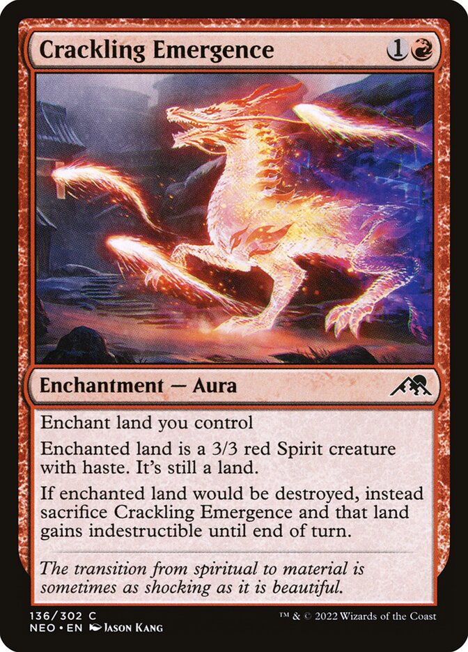 Crackling Emergence 136 (Kamigawa: Neon Dynasty)  | Good Games Adelaide SA