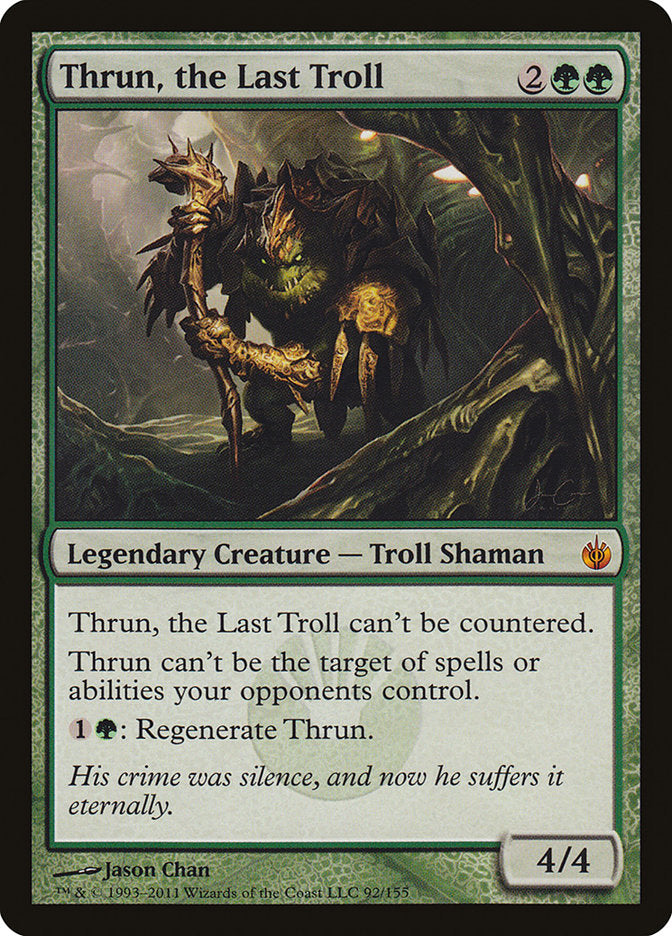 Thrun, the Last Troll 92 (Mirrodin Besieged)  - Foil | Good Games Adelaide SA