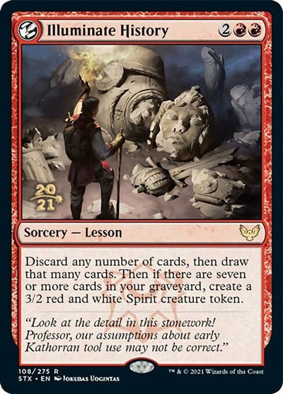 Illuminate History [Strixhaven: School of Mages Prerelease Promos] | Good Games Adelaide SA