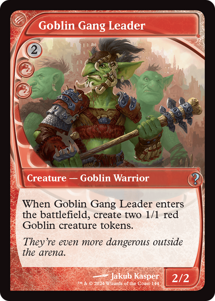 Goblin Gang Leader (Future Sight) [Mystery Booster 2] | Good Games Adelaide SA