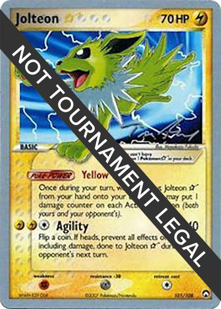 Jolteon Star 2007 Tom Roos 101/108 (World Championship Decks)  | Good Games Adelaide SA