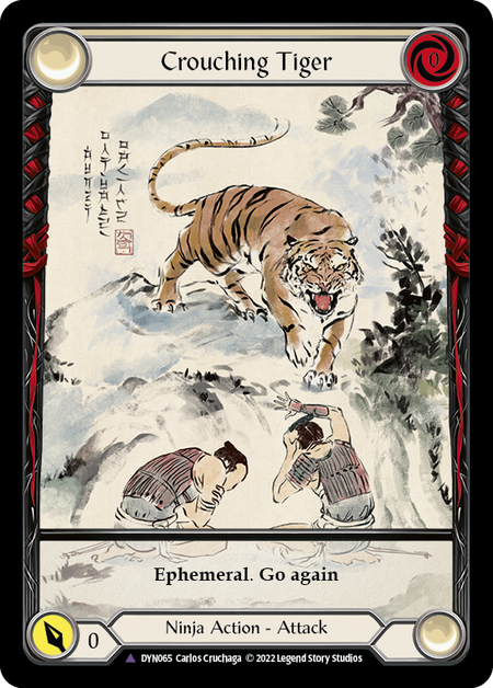 Crouching Tiger (Marvel) [DYN065] (Dynasty)  Cold Foil | Good Games Adelaide SA