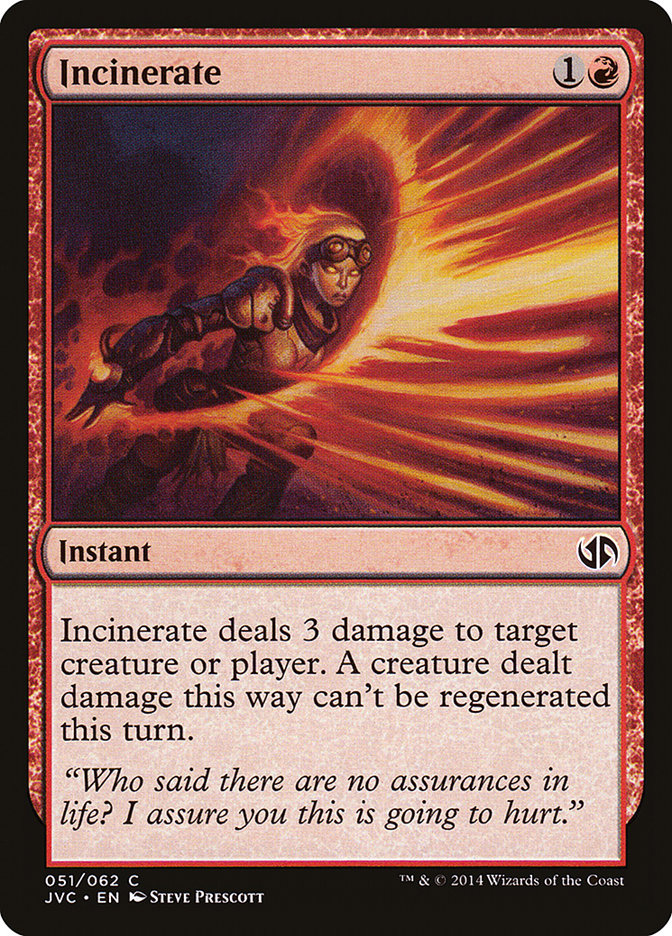 Incinerate 51 (Duel Decks: Anthology)  | Good Games Adelaide SA