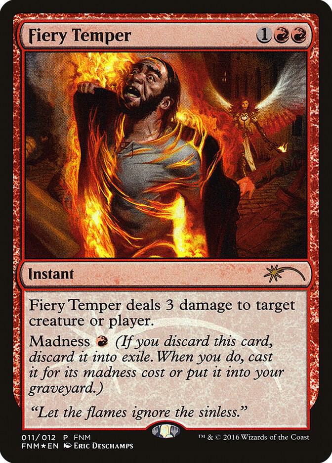 Fiery Temper 11 (FNM Promos)  - Foil | Good Games Adelaide SA