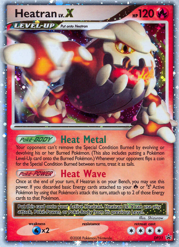 Heatran LV.X (DP31) [Diamond & Pearl: Black Star Promos] | Good Games Adelaide SA