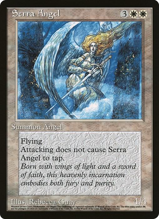Serra Angel Comic Insert  (Oversize Cards)  | Good Games Adelaide SA