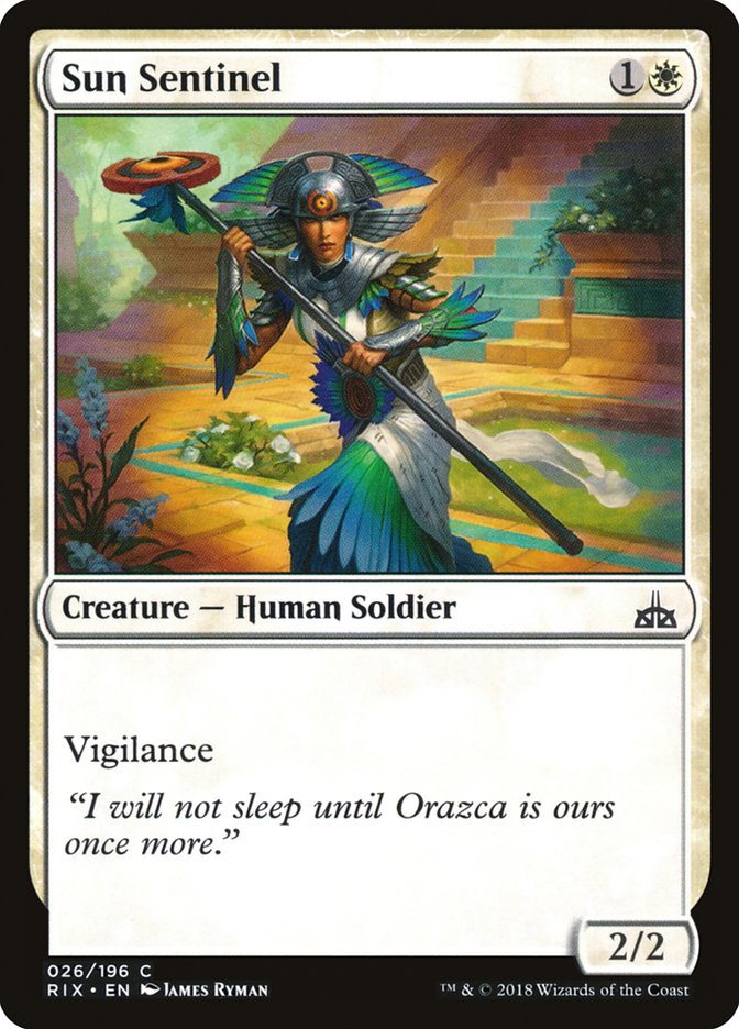 Sun Sentinel [Rivals of Ixalan] | Good Games Adelaide SA