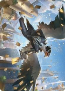 Skyboon Evangelist Art Card 51 (Art Series: Streets of New Capenna)  | Good Games Adelaide SA