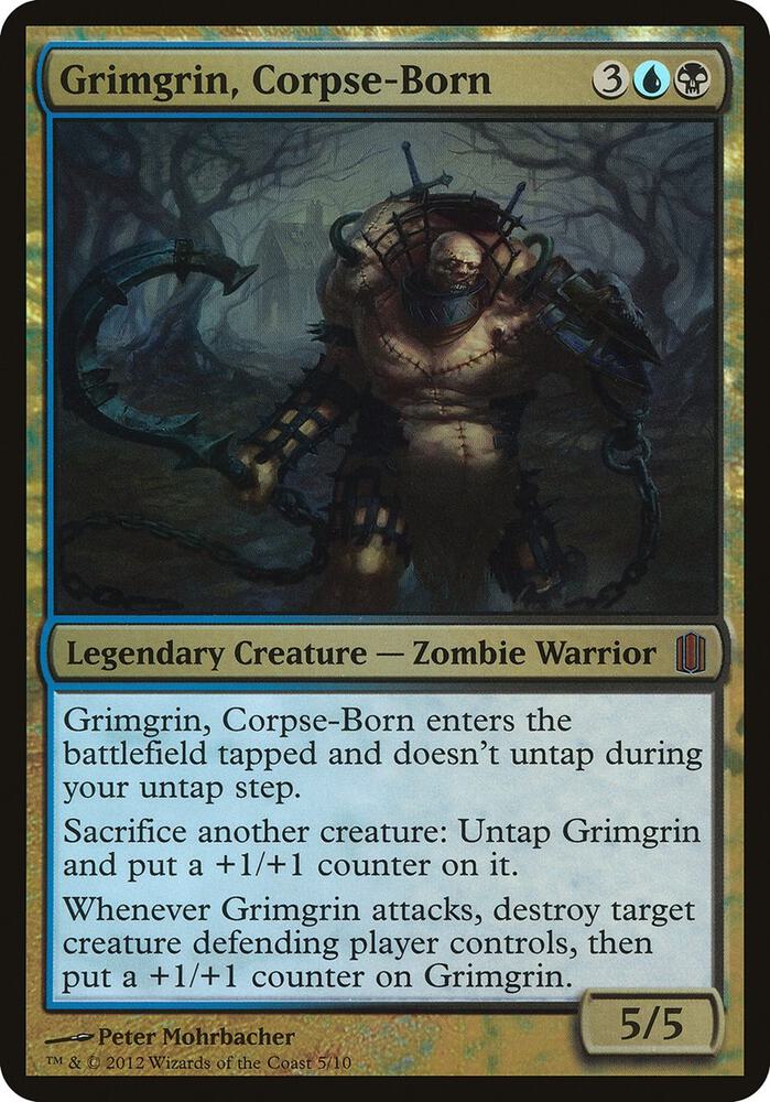 Grimgrin Corpse Born Commanders Arsenal  (Oversize Cards)  - Foil | Good Games Adelaide SA