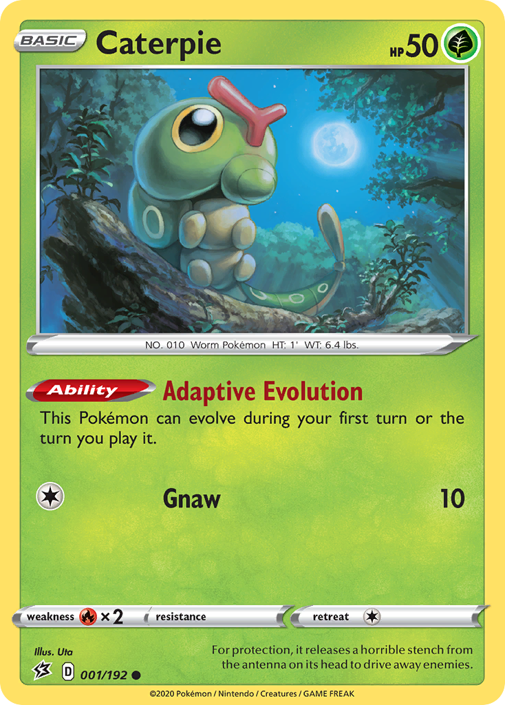 Caterpie (001/192) [Sword & Shield: Rebel Clash] | Good Games Adelaide SA