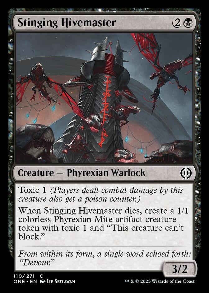 Stinging Hivemaster [Phyrexia: All Will Be One] | Good Games Adelaide SA