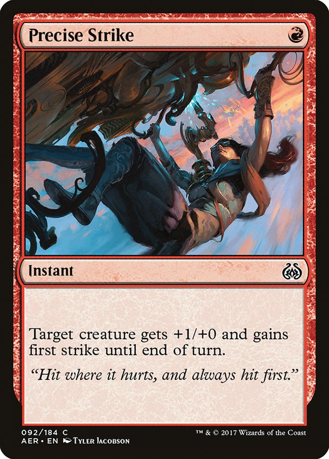 Precise Strike 92 (Aether Revolt)  - Foil | Good Games Adelaide SA