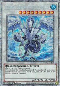 Trishula, Dragon of the Ice Barrier (Starlight Rare) [BLVO-EN100] Starlight Rare | Good Games Adelaide SA