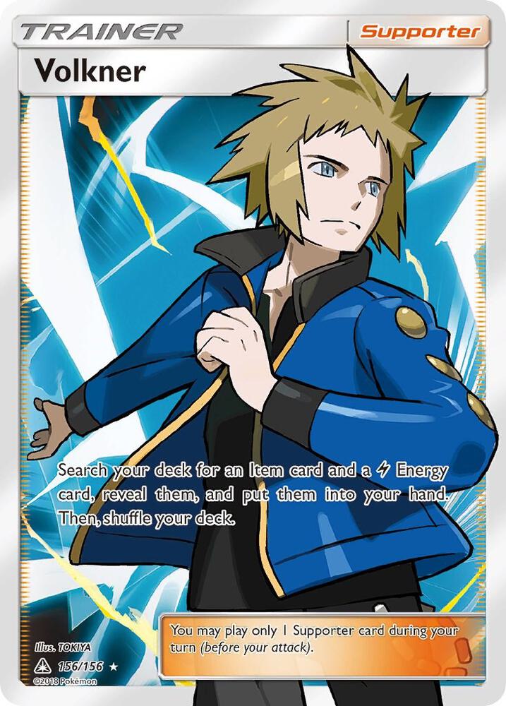 Volkner Full Art 156/156 (SM - Ultra Prism)  - Holofoil | Good Games Adelaide SA