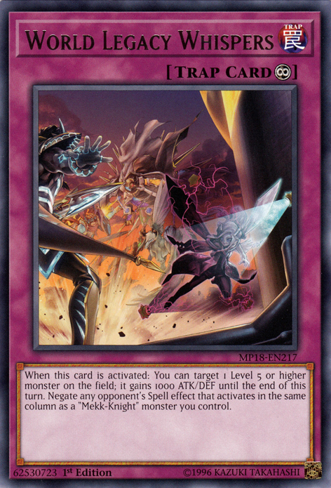 World Legacy Whispers [MP18-EN217] Rare | Good Games Adelaide SA