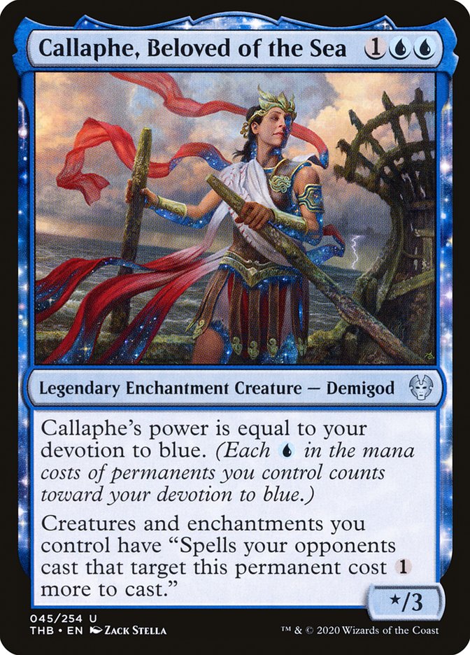 Callaphe, Beloved of the Sea 45 (Theros Beyond Death)  - Foil | Good Games Adelaide SA